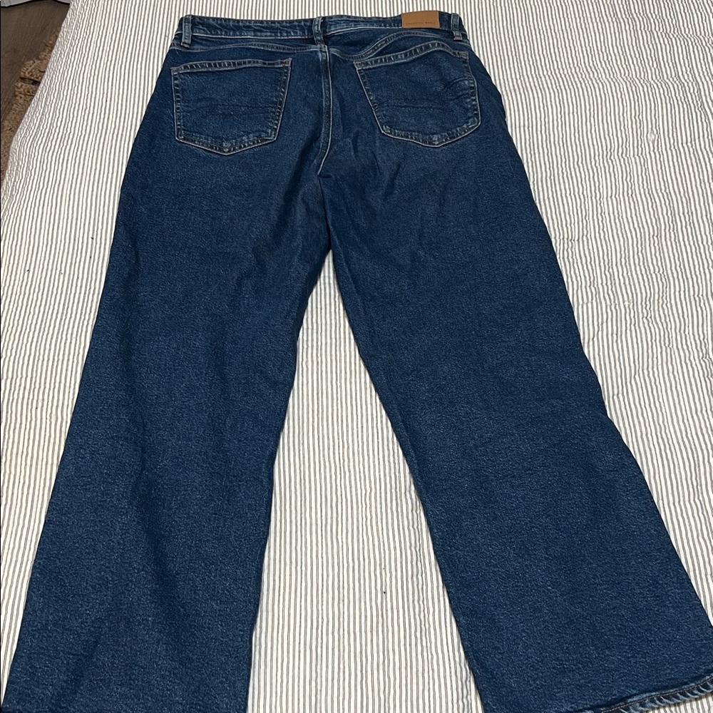 American Eagle Outfitters Dark Blue Denim Jeans - Picture 4 of 4
